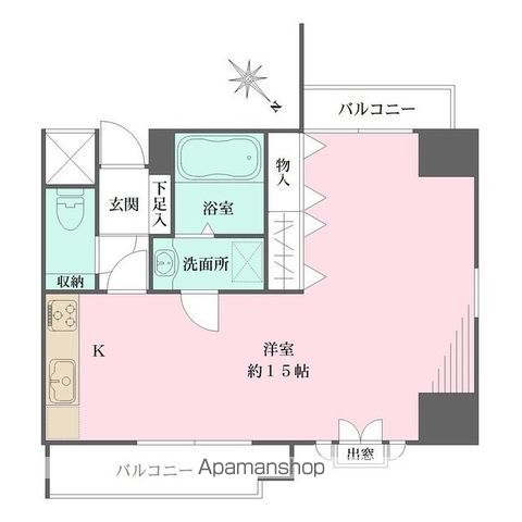 メロディハイム東帝塚山　 201｜大阪府大阪市住吉区万代３丁目(賃貸マンション1R・2階・41.42㎡)の写真 その2