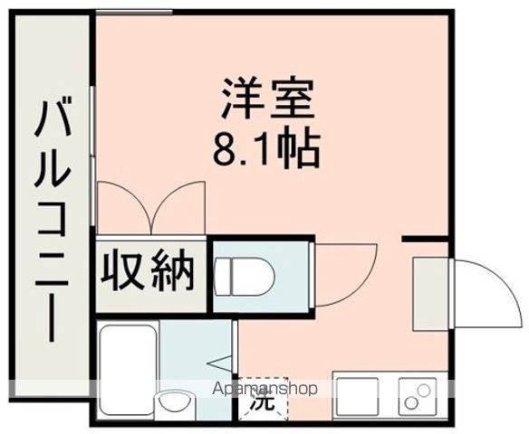 ロフティ黒髪Aの間取り写真
