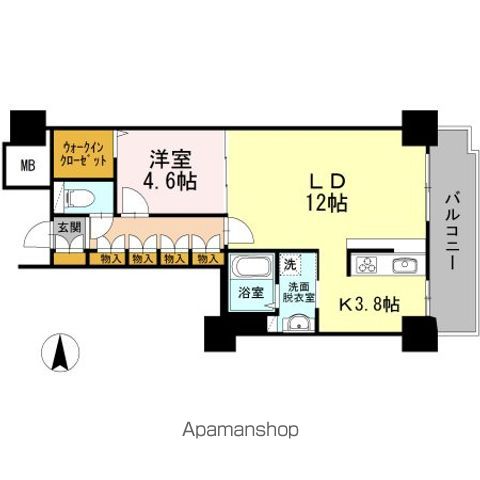 品川シーサイドビュータワー Iの間取り写真