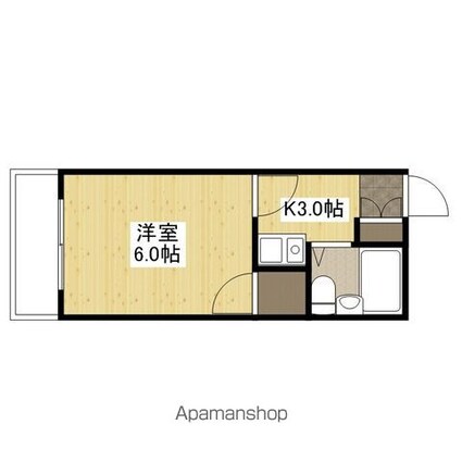 ＨＯＵＳＥ４５９[1K/18m2]の間取図