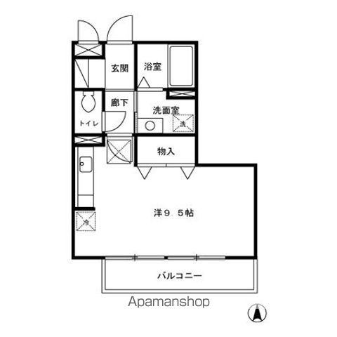 【セジュールＲ・Ｙ　Ａ棟の間取り】