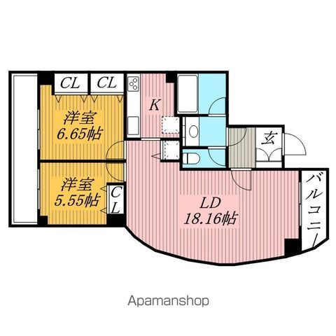 【千葉市花見川区幕張本郷のマンションの間取り】