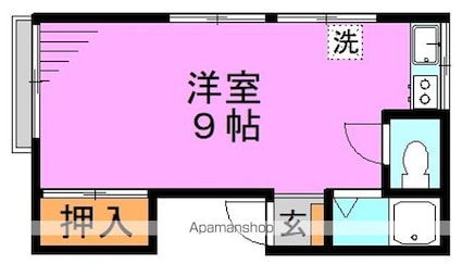 東京都杉並区高円寺南５丁目[1R/21.06m2]の間取図
