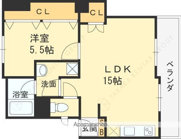 第一松並ハイツの間取り写真