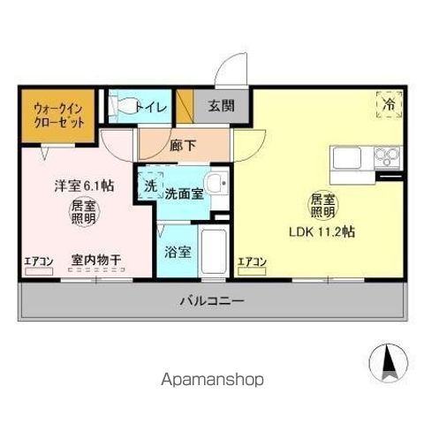 ブランピエールの間取り写真