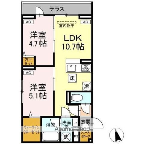 セレスティア羽沢 A棟の間取り写真
