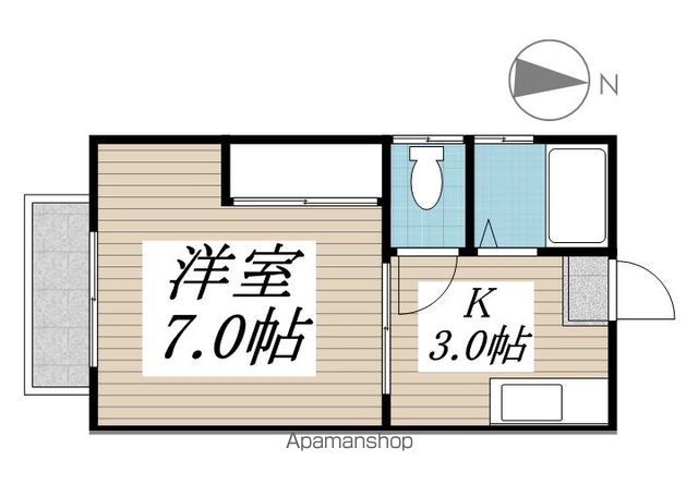 イワマハイツの間取り写真