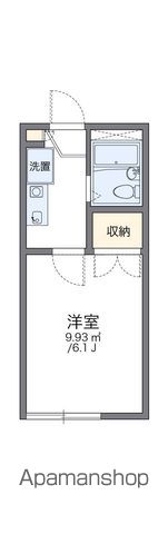 レオパレスフラワーアイランドの間取り