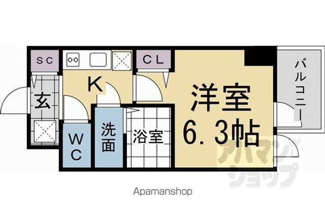 ファステート京都東寺フェイブの間取り写真
