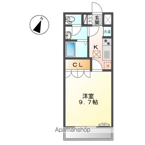 ＷＩＮ　ＡＲＲＯＷ 108 ｜ 千葉県柏市手賀の杜３丁目19-7（賃貸アパート1K・1階・29.75㎡） その2