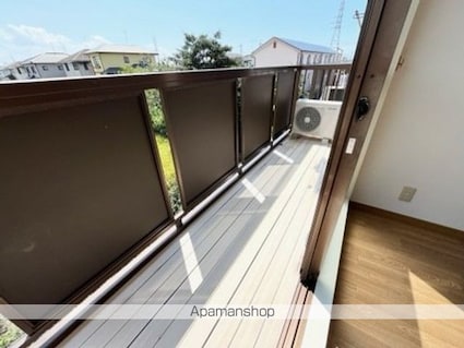 リバティハイツ[2DK/43.7m2]のバルコニー