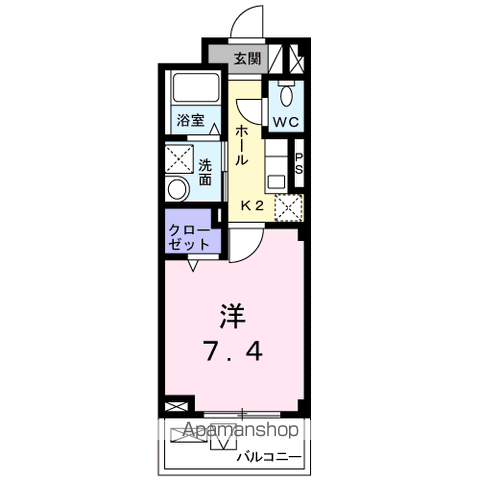 流山市西初石のマンションの間取り