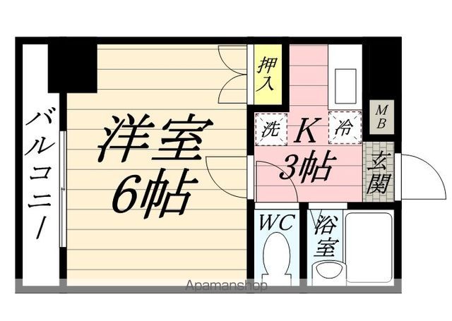 ブレーン博多の間取り写真