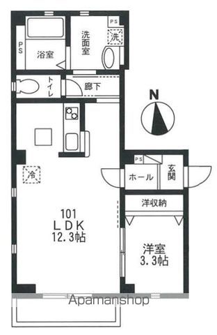 【ＰＲＩＥＲ・Ｋ　プリエ・ケーの間取り】