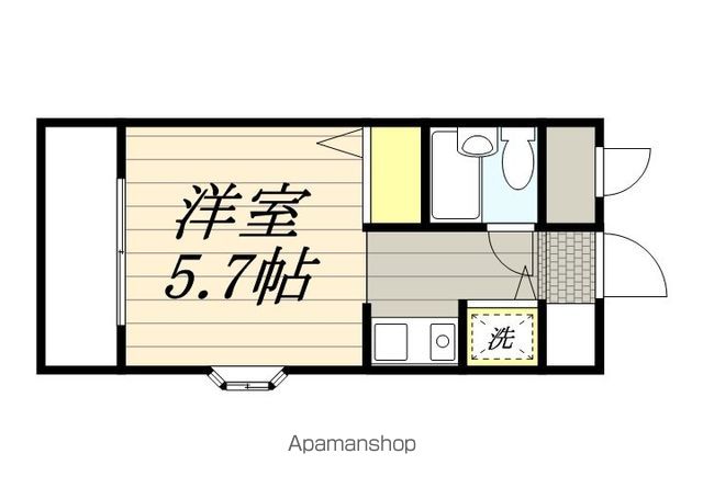 川崎市中原区小杉御殿町のマンションの間取り