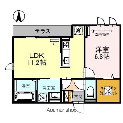 DーROOM今川 C棟の間取り写真
