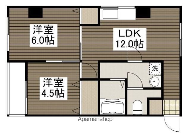 サンハイツ庚午の間取り写真