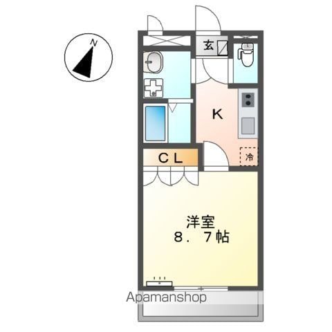 スクエア105の間取り写真
