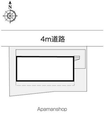 レオパレス上平間ＡＣＴ[1K/23.18m2]の配置図