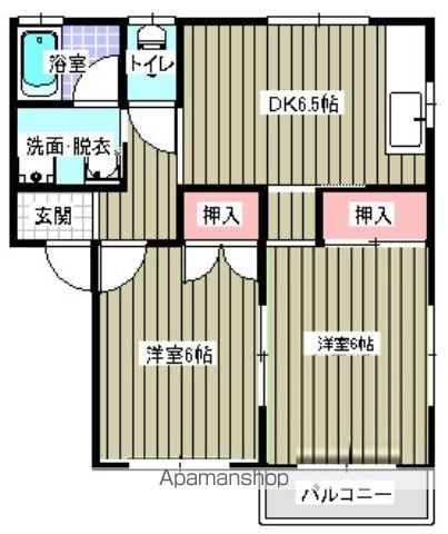 クィーンズヴィラの間取り写真