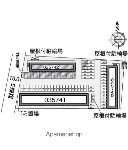 レオパレス英俊Ｅ 207 ｜ 茨城県鹿嶋市宮中２丁目250-1（賃貸アパート1K・2階・23.18㎡） その23