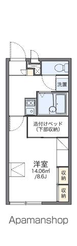 【レオパレス緑が丘の間取り】