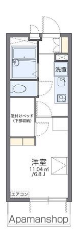 レオパレスボヌール若林の間取り写真