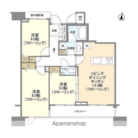 HF白金高輪レジデンスの間取り写真