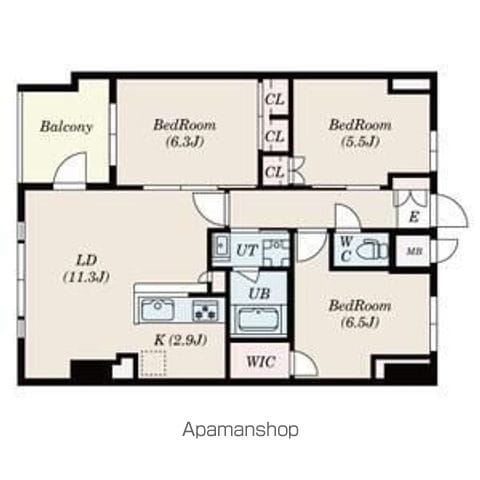 SーRESIDENCE伊都ATTIRANTの間取り写真