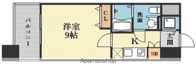 プラウドフラット新大阪の間取り写真