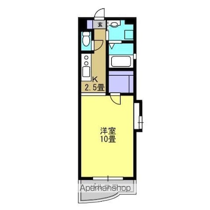 ＥＭＩＮＥＮＴＥ神明[1K/30m2]の間取図