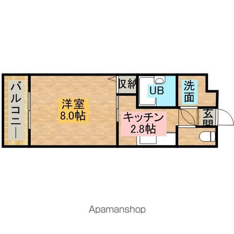 アップル第7マンションの間取り写真