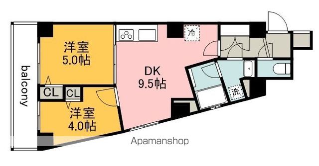 エストゥルース府中の間取り写真