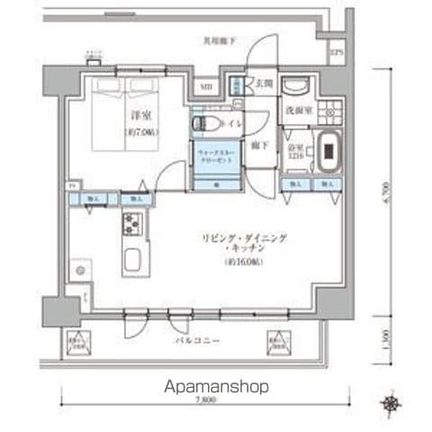 TENAS瑞穂通の間取り写真