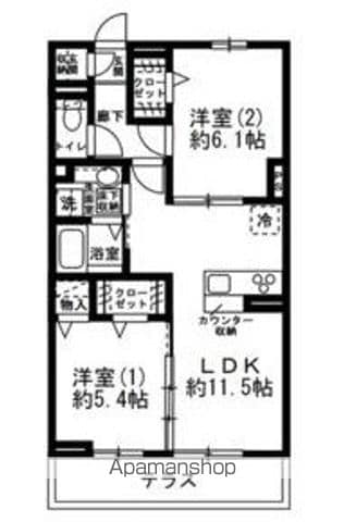 グラーティア相模原の間取り写真