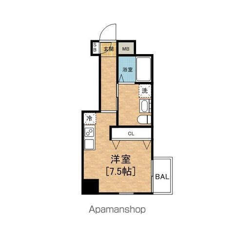 アクアプレイス北浜の間取り写真