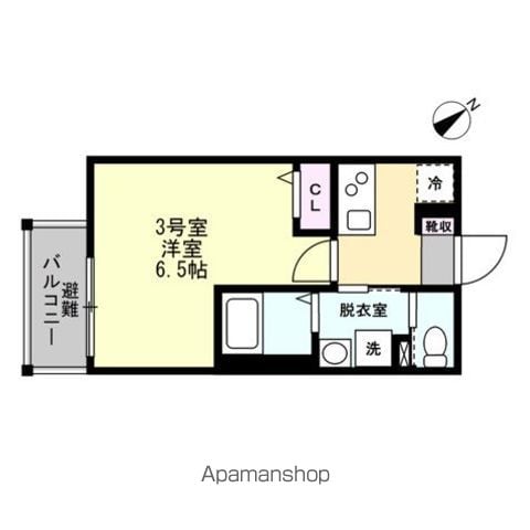 ベイルームプロスパー海老名の間取り写真