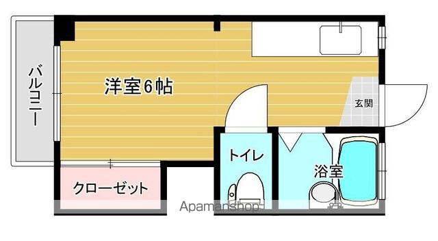 スリム室見の間取り写真