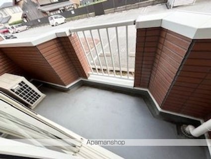 滋賀県長浜市高月町柏原[2DK/46.22m2]のバルコニー