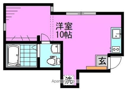 東京都杉並区高円寺南３丁目[1R/21.31m2]の間取図