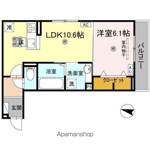 レジデンスクオーツ西町の間取り写真