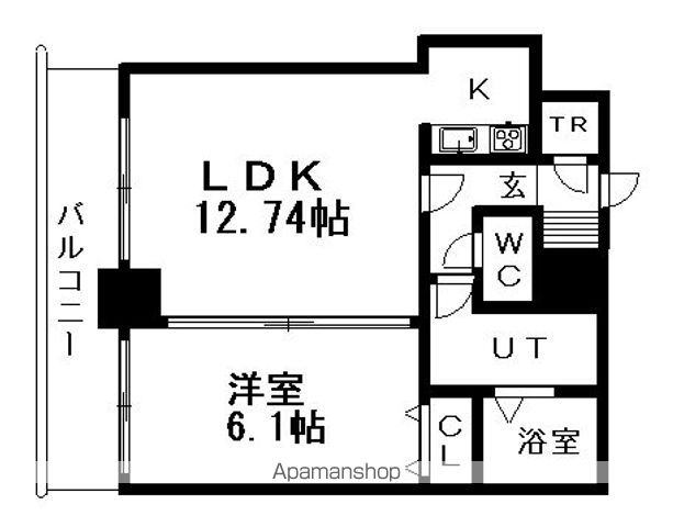 ティアラタワー中島倶楽部の間取り写真