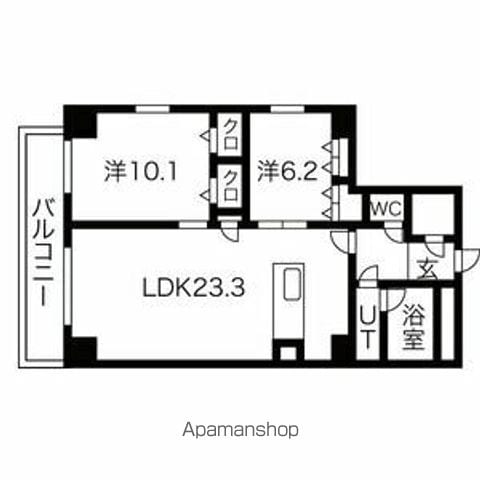 JMFレジデンス名駅南の間取り写真