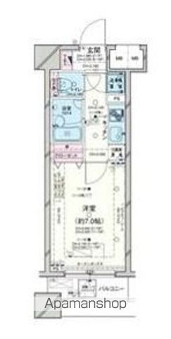 【パレステュディオ池袋駅前の間取り】