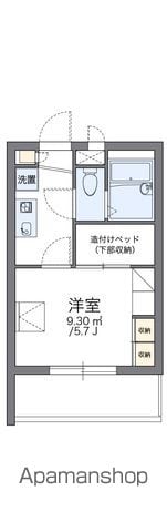 レオパレスKの間取り写真
