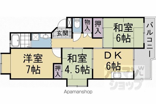 第二藤田マンションの間取り写真