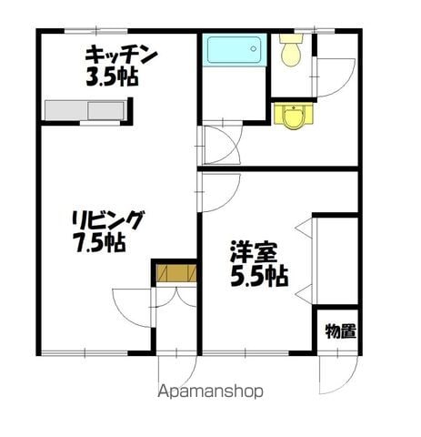 コーポラルKの間取り写真
