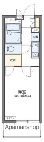 レオパレスアズーラの間取り