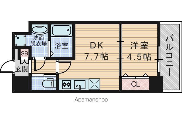 MSR新大阪南の間取り写真