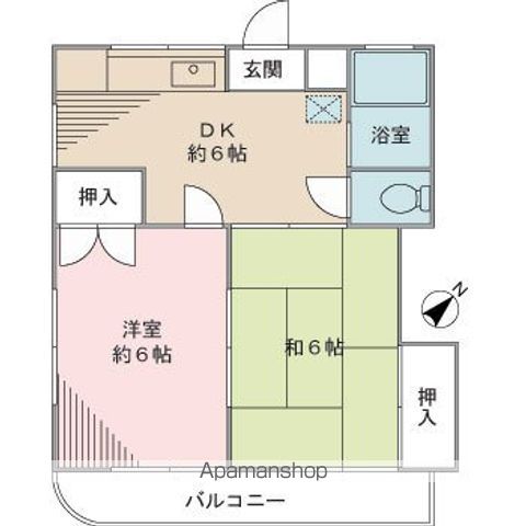 コーポけやきの間取り写真